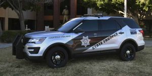 Arizona state trooper car