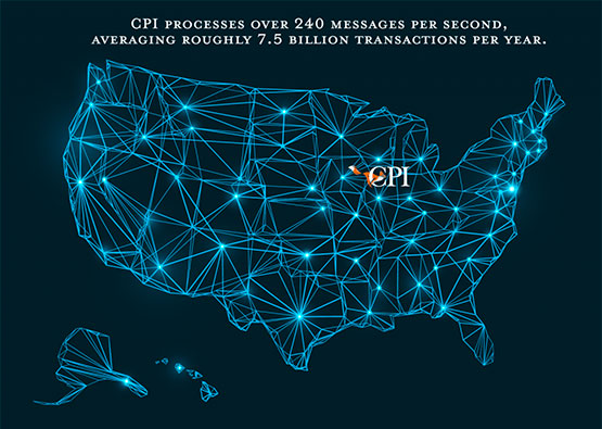 CPI OpenFox Message Switch network map