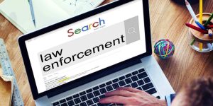 law enforcement search on laptop