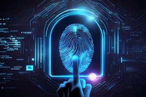 ai fingerprint scanning concept