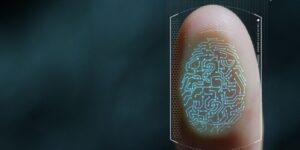digital processing of biometric fingerprint scanner